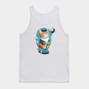 Feline Golfer: Carting to Victory! Tank Top